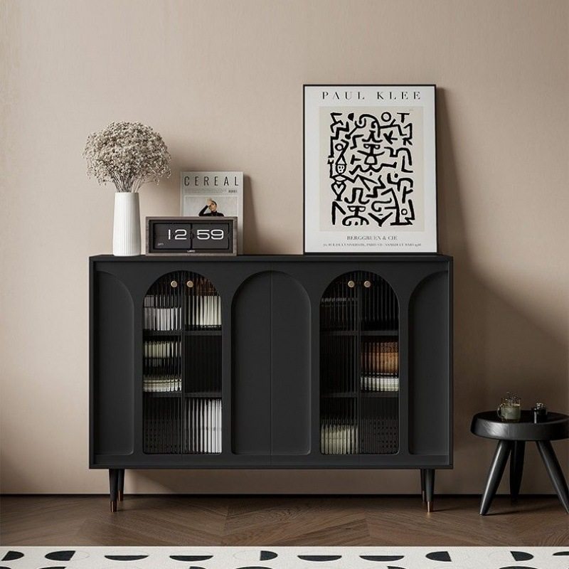 餐边柜多层收纳大储物空间复古法式客厅隔断柜奶油风玄关柜复古风,电子元器件市场,电线扎带/束线带,淘宝优惠券,粉丝福利购,淘宝优惠卷