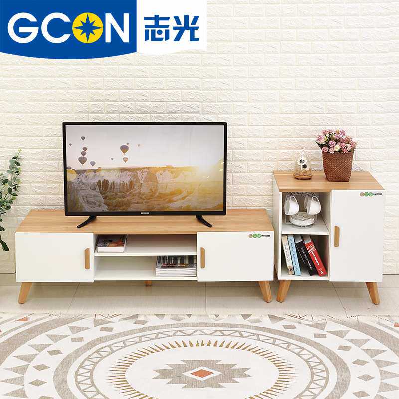志光北欧茶几简约时尚现代小户型客厅茶桌实用储物茶台电视柜家具