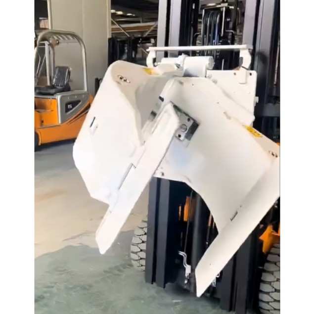 普尔夫叉车软抱夹轮胎夹冰箱夹纸卷夹废品夹砖块夹叉车属具夹抱机
