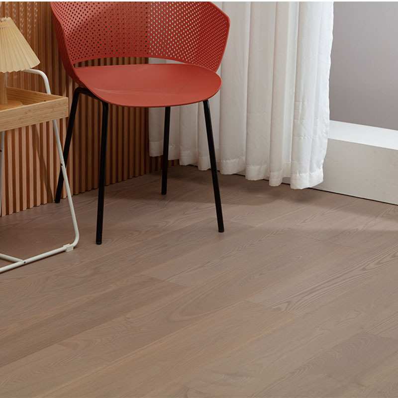 欧橡木纯三层实木地板15mm 胡桃咖复合锁扣地暖环保 家用卧室客厅