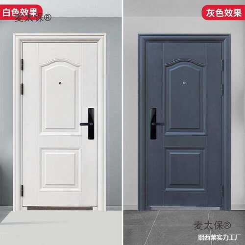 出租入户门出租房室内租房铁门公寓白色进大门户外防盗门入麦太保