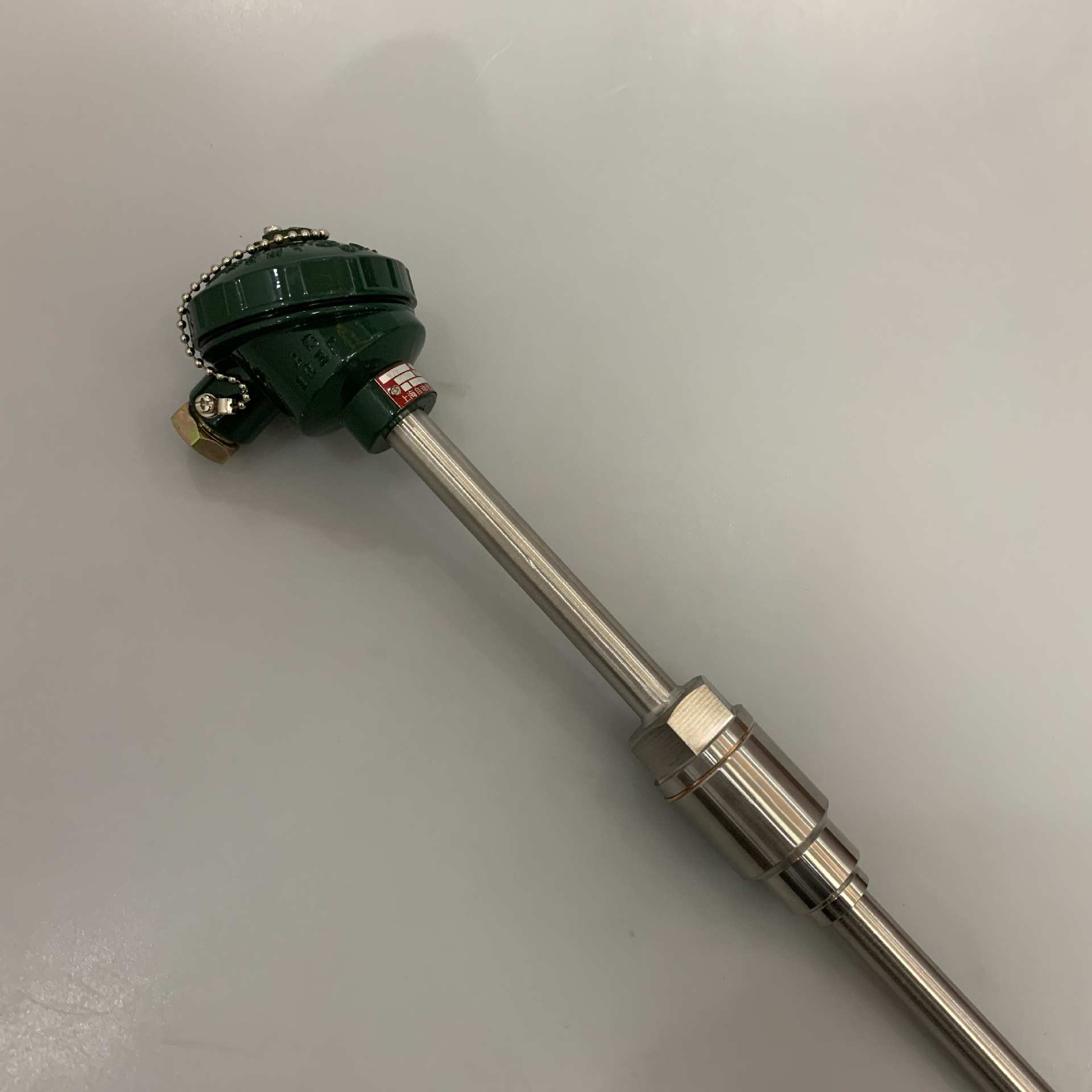 现货供应上海自动化仪表厂WZP-230 固定螺纹安装 双支铂热电阻