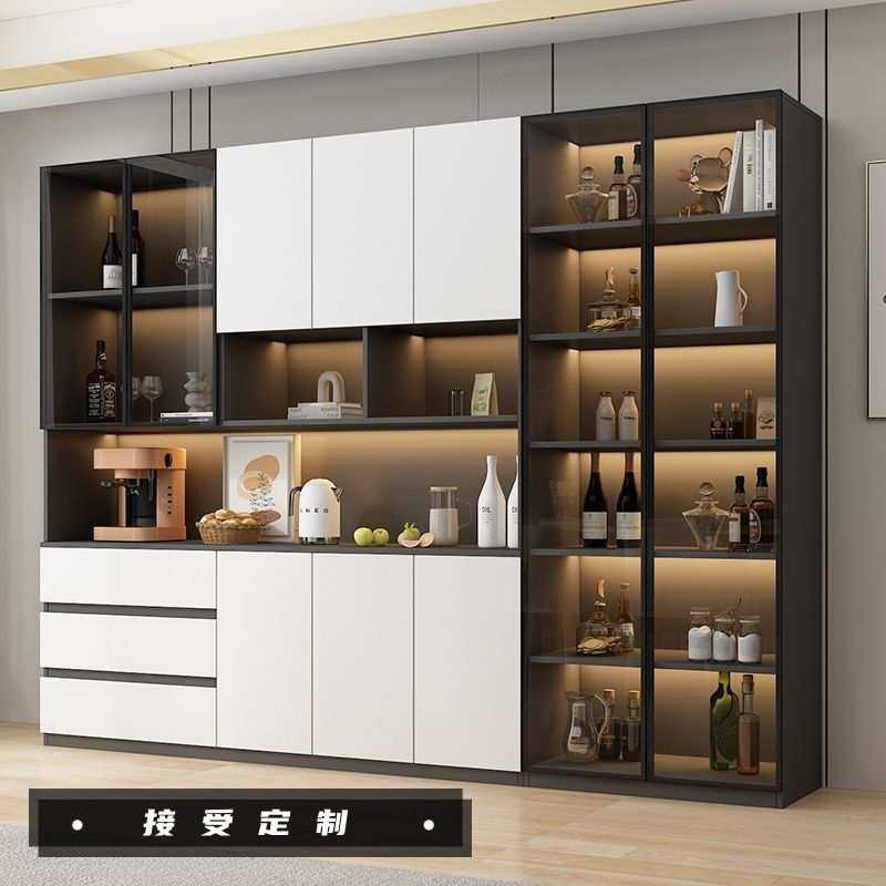 餐边柜高柜一体靠墙现代简约轻奢客厅收纳柜意式玻璃门酒柜餐厅柜,模玩/动漫/周边/娃圈三坑/桌游,模型制作工具/辅料耗材,淘宝优惠券,粉丝福利购,淘宝优惠卷