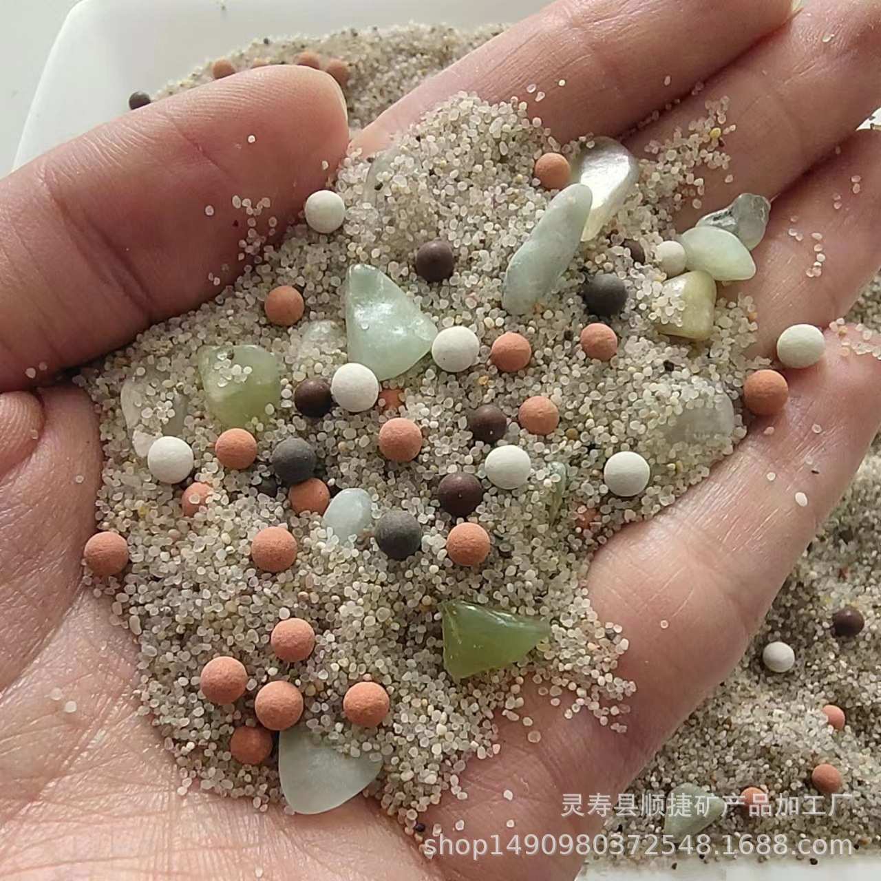 厂家供应圆粒沙沙疗床填充用砂无尘海沙儿童娱乐沙池用砂喷砂