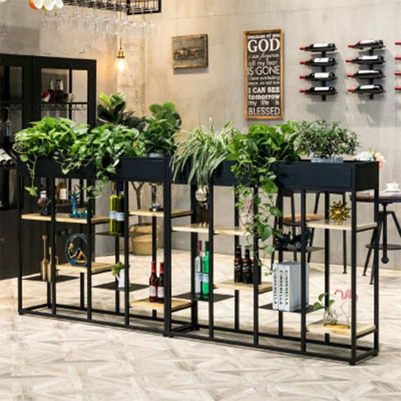 办公室隔断架 咖啡厅餐厅走道防护架 酒吧清吧奶茶店室内花架隔断
