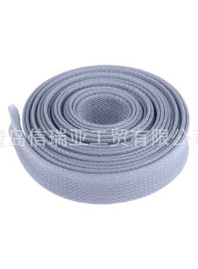 欧时电子RS PRO  灰色电缆套管 408-192 5m阻燃编织电线保护套管