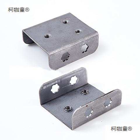 方形钢管连接件方管内插免焊u形卡扣镀锌固定件链接扣件内麦太保