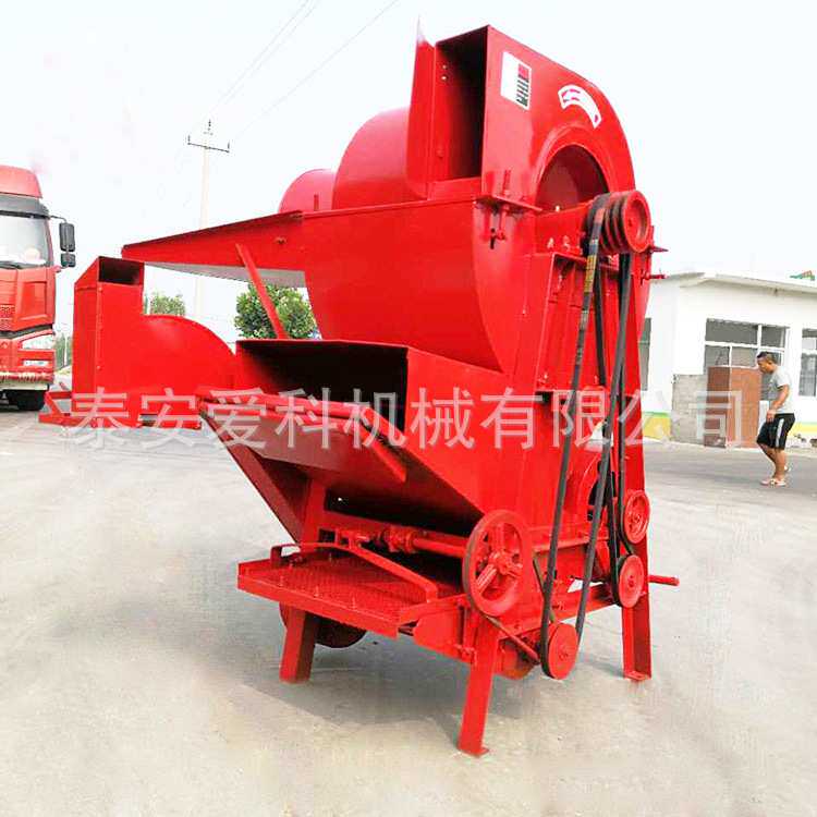 唐山适用农用机械家用稻麦打粒机谷子绿豆稻麦脱粒机自动装袋直供