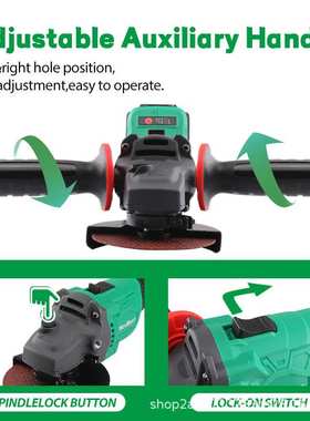 跨境爆款工业级21V无刷锂电角磨机切割打磨多功能锂电角磨机CEUL