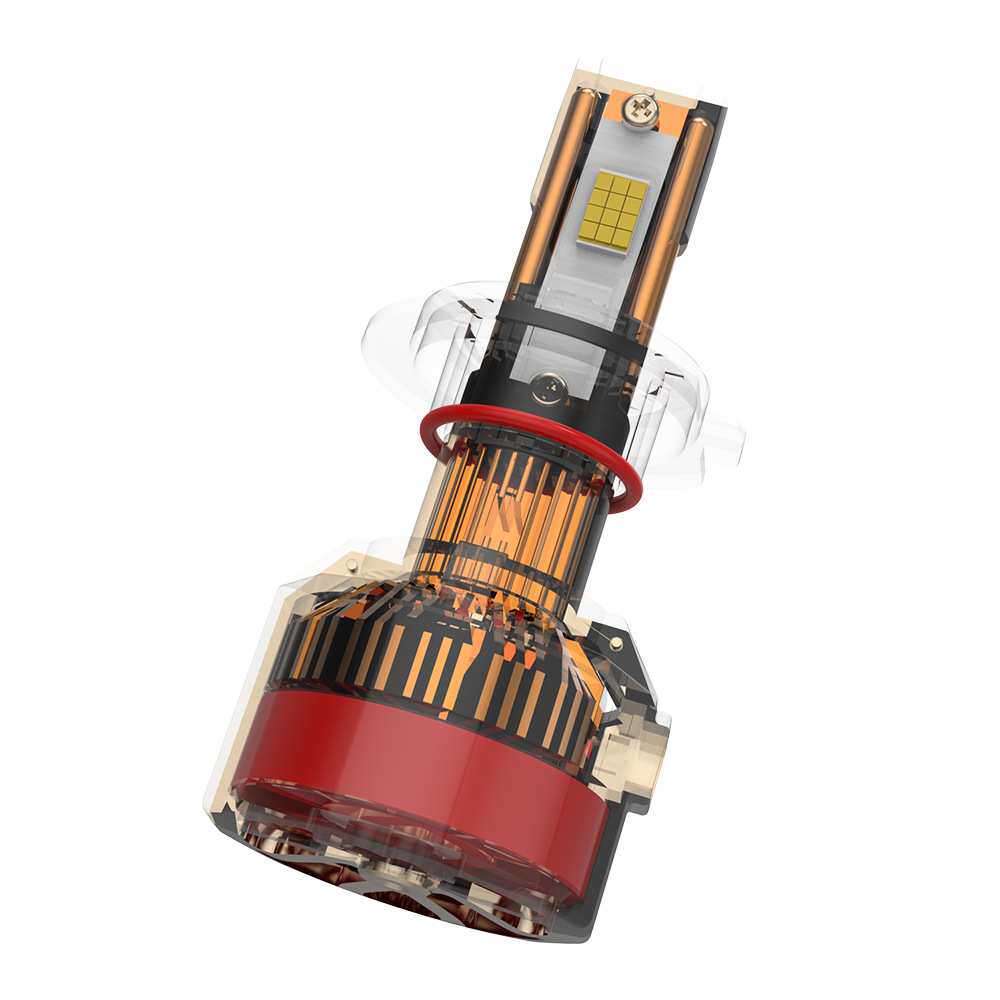 LED大灯跨境汽车LED灯泡大功率led车灯远近一体24芯LED车灯