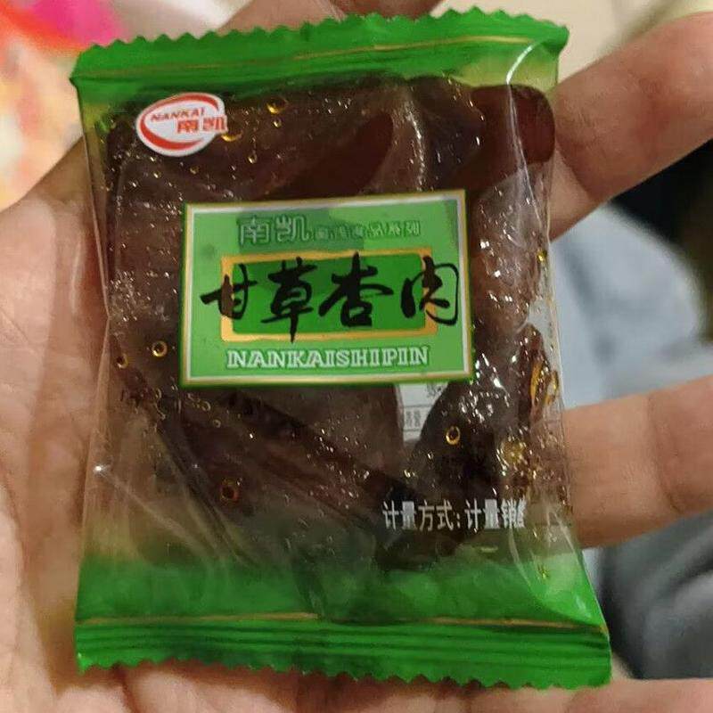 南凯甘草杏肉无核杏干条杏脯肉蜜饯独立包装果脯果干酸甜休闲零食