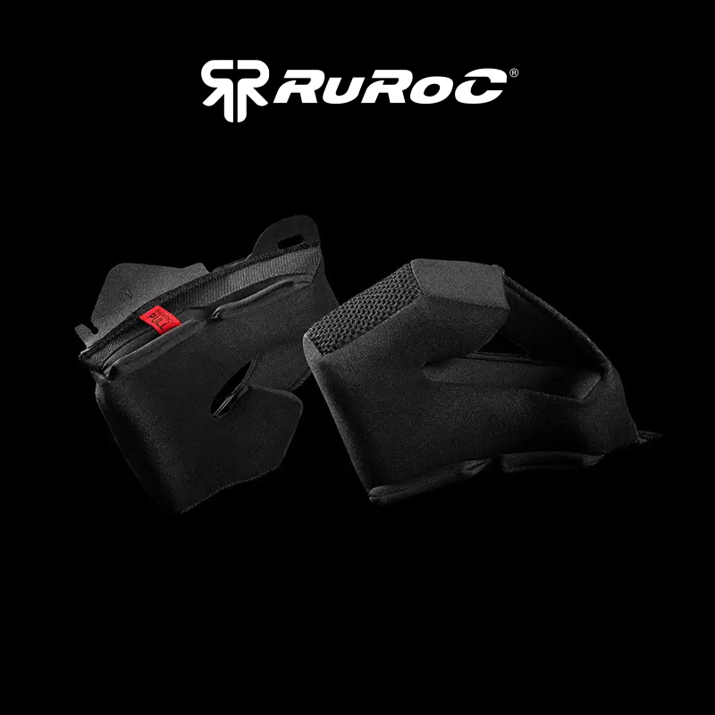 官方Ruroc鲁洛头盔AT4.0碳纤维赛道薄内衬原装正品亚洲脸型罗宁