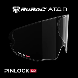 官方Ruroc鲁洛头盔旗舰店AT4防雾片Pinlock120XLT机车镜片罗宁