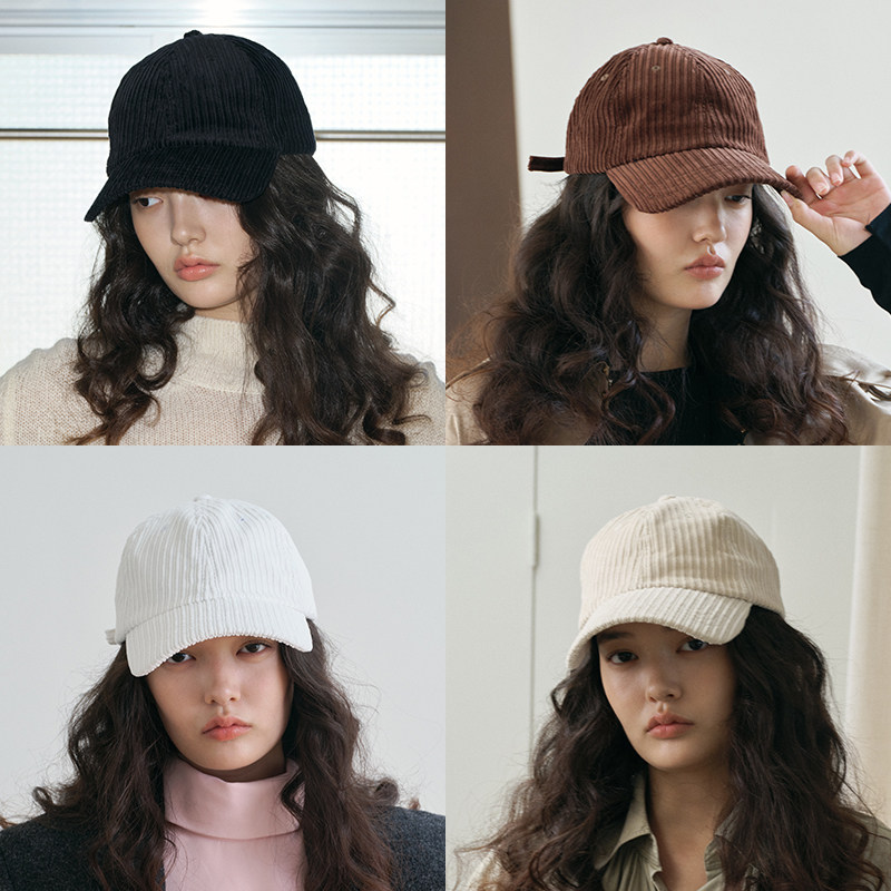 xinxinz/芯心子极简灯芯绒棒球帽秋冬韩版ins潮复古百搭鸭舌帽,服饰配件/皮带/帽子/围巾,帽子,淘宝优惠券,粉丝福利购,淘宝优惠卷