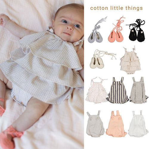 5Z Cotton Little Things SS26春夏儿童宝宝包屁衣钩织鞋