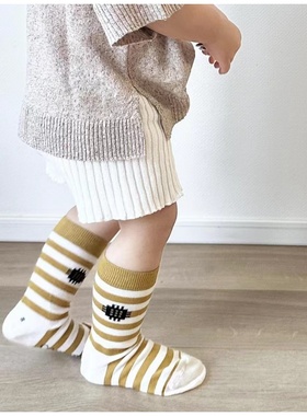 5件55折 英国mabli SS24春夏儿童宝宝条纹短袜长袜
