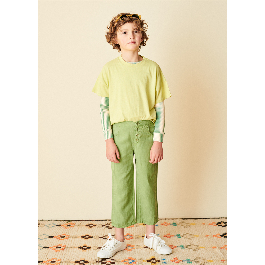 3件5折 英国Caramel SS24春夏男宝纯棉短袖polo衫衬衫裤子