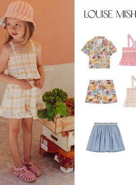 5Z 法国louise misha SS25女宝上衣吊带短裤背带裙连衣裙