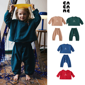 3件4折 运动裤 波兰cacane FW23秋冬儿童中性纯色卫衣卫裤