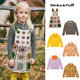 FW24秋冬儿童pima棉上衣针织背带裙 Puff Misha