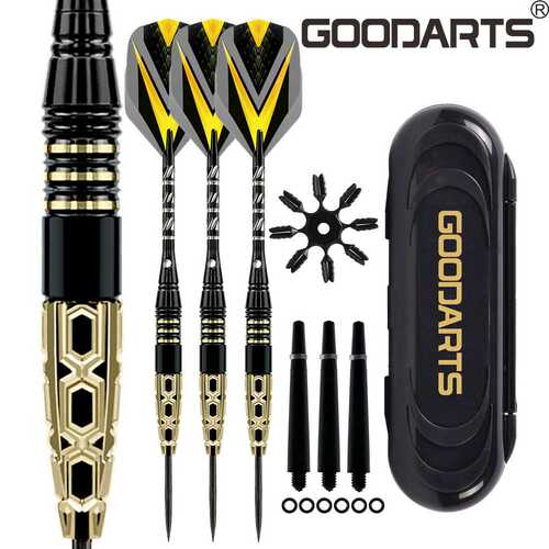 GOODARTS精雕系列之帝器比赛飞镖针套装亚马逊跨境贴标代发temu