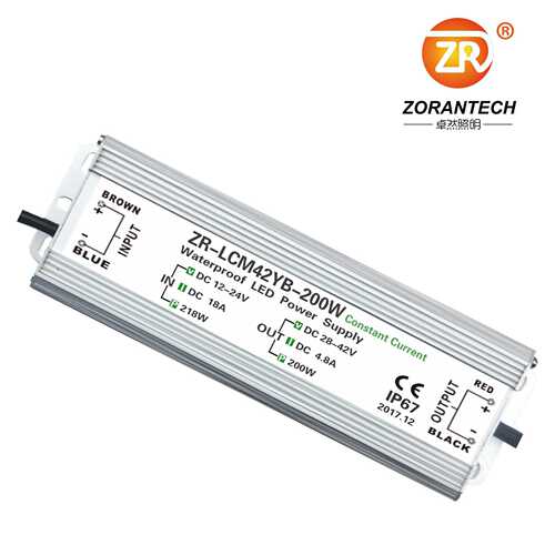 LED驱动电源24V升压200W太阳能灯恒流防水电源降压0-10V调光电源