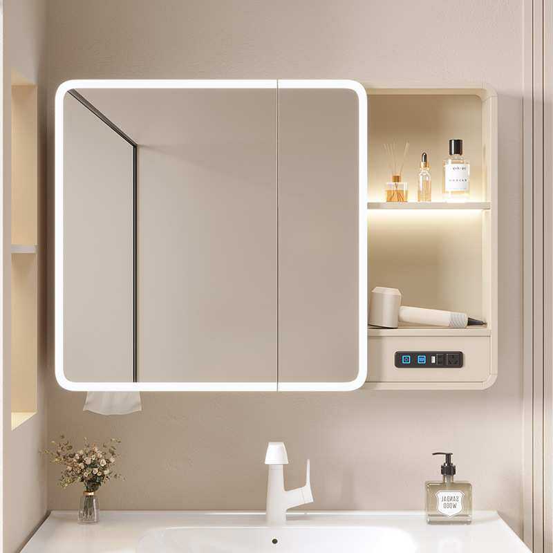 太空铝浴室镜USB插头智能镜卫生间浴室镜子浴室柜镜子除雾镜柜,3C数码配件,摄像机配件,淘宝优惠券,粉丝福利购,淘宝优惠卷