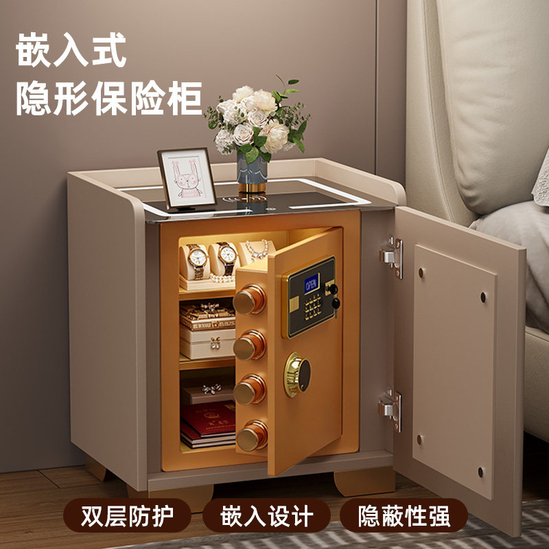 床头柜替代品2026新款轻奢高级感床头柜收纳盒儿童女孩桌面收纳图片