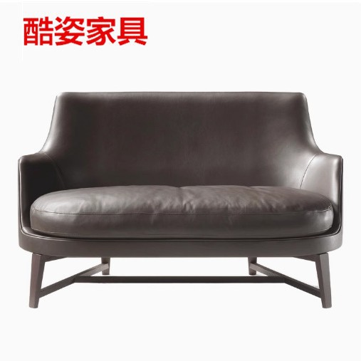 轻奢设计师金属单人沙发椅