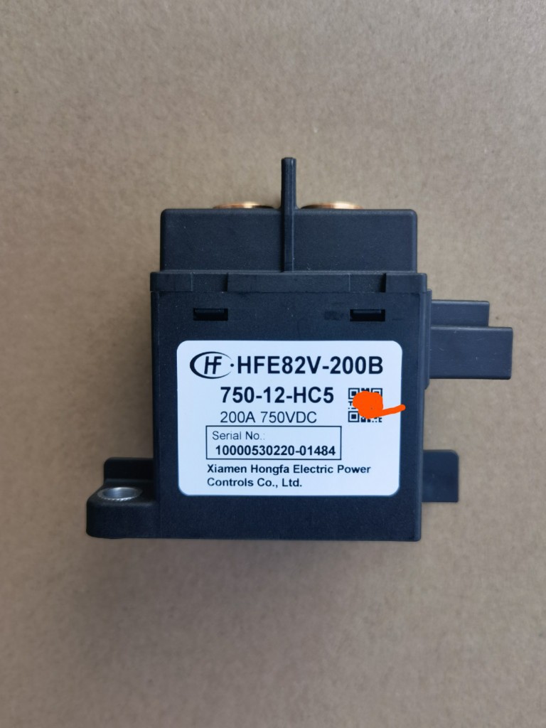 宏发高压直流接触器HFE82V-200B 750-12-HC5继电器750V200A