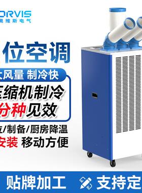 位空调注塑压岗铸机工车间三管冷定风机加制HKH电压频率工业移动