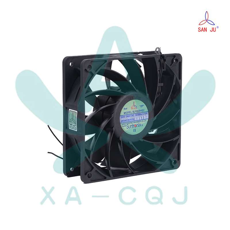 三巨SJ1238HE2 IP55防水12038 200-240V 大风量 制冷设备散热风扇