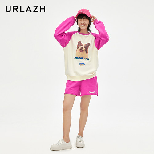 urlazh/有兰莓果休闲短裤