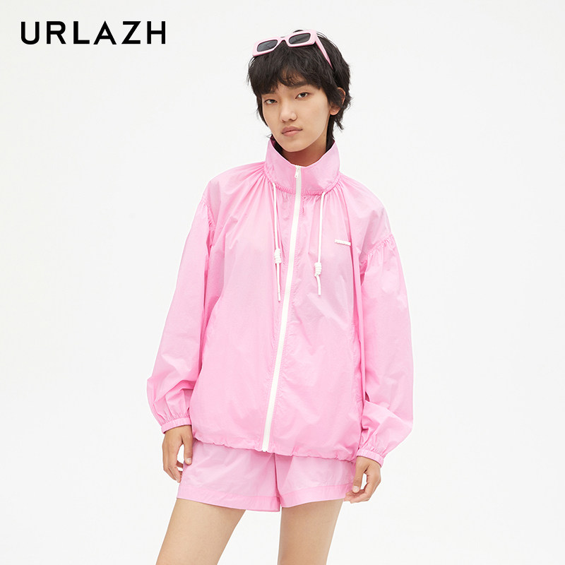 URLAZH有兰新款浅粉色宽松户外轻薄防晒服女LM3JA10,女装/女士精品,时尚防晒服,淘宝优惠券,粉丝福利购,淘宝优惠卷