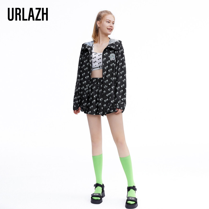 URLAZH有兰春季新款黑色简约洋气时尚直筒宽松运动休闲短裤女,女装/女士精品,休闲裤,淘宝优惠券,粉丝福利购,淘宝优惠卷