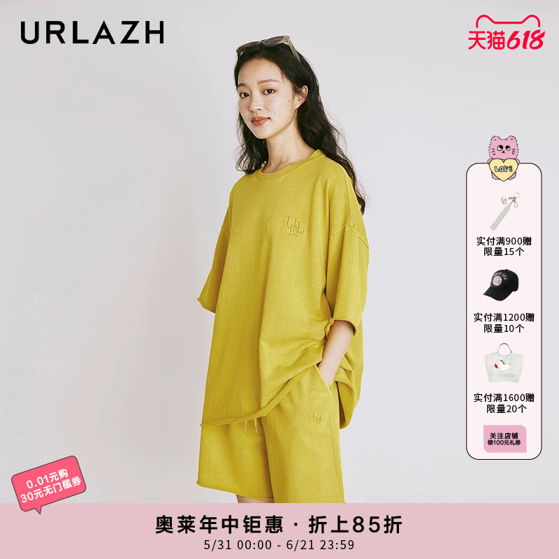 urlazh/有兰复古休闲T恤