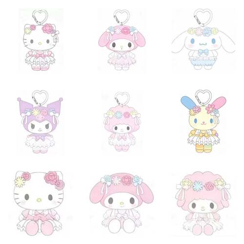 预订 2月港版slo花仙子hellokitty美乐蒂毛绒挂件娃娃