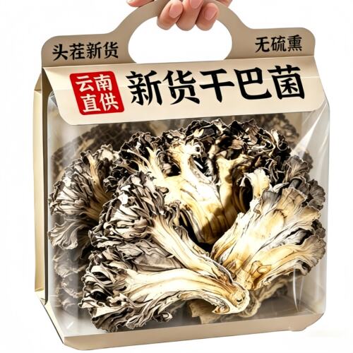云南特产！正宗干巴菌灰树舞茸新鲜菌干巴菌炒饭煲汤农家香菇菌菇