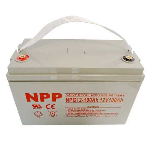 NPP蓄电池NPG12-100 耐普电池12V100AH 胶体 太阳能 UPS电源其他