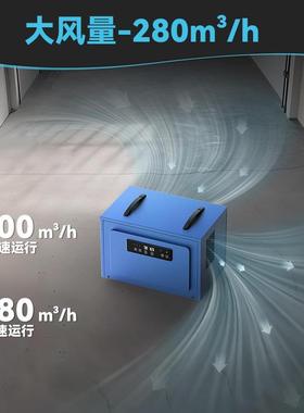 吊湿顶管YVU湿除湿机大空间抽机吊装式中央道隐藏吸湿器商用工业