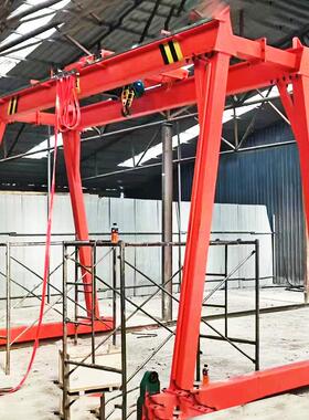 龙门架门电升降吊机小型无简轨万向移动轻型龙架INA直轨动易龙门