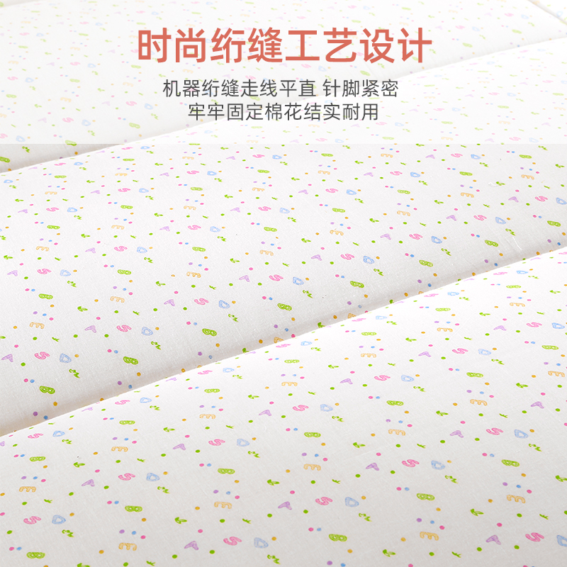 新疆棉被绗缝被手工纯棉加厚被子C长绒棉被学生单双人被褥被芯垫