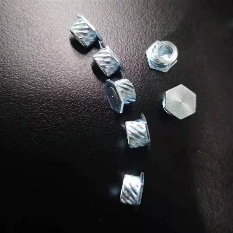 迷你字预埋螺母 金属螺母迷你字安装 广告标牌P发光字支腿配件免