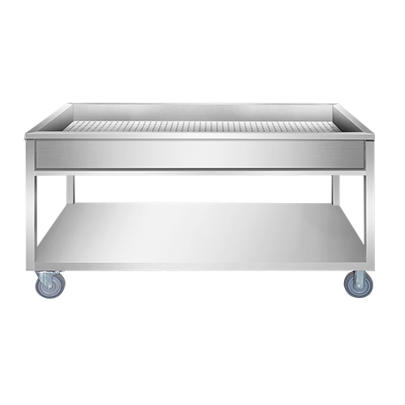 卤肉熟食分拣台卤煮卤菜专用沥水车现捞漏网P漏水篮子不锈钢筛网