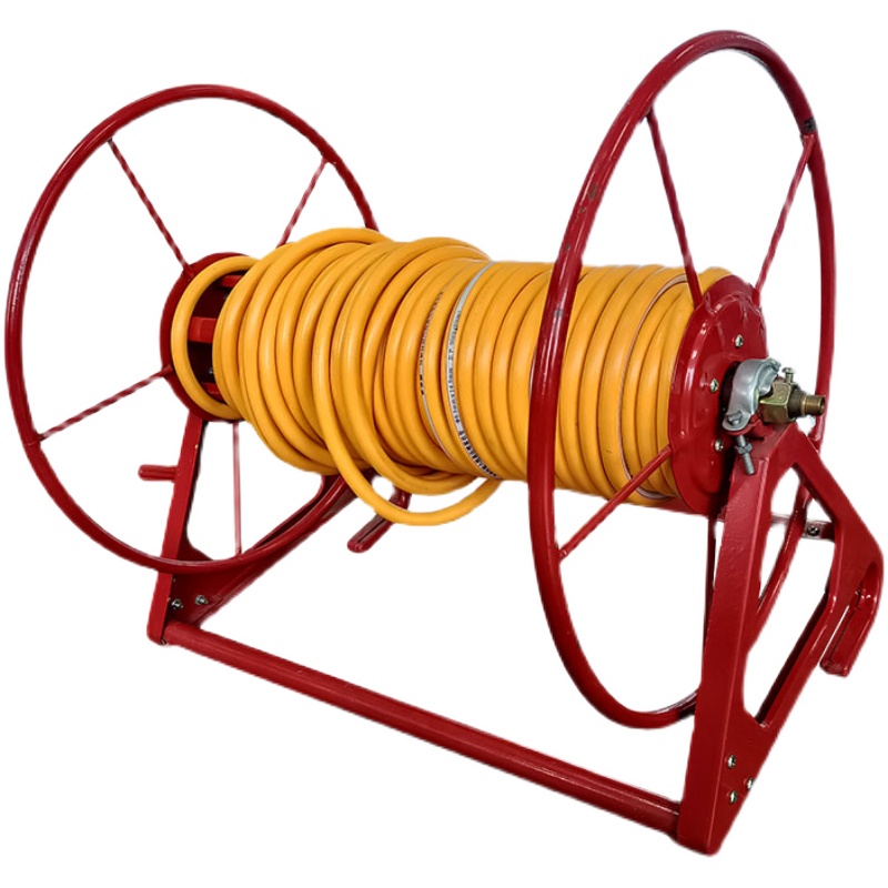 打药机绕管架喷雾管m卷管器收管放管农用收纳盘缠管盘管手摇悬挂