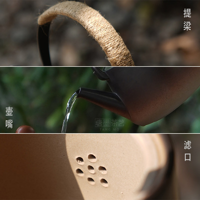 家用泡茶提梁壶柴烧壶陶瓷壶电陶炉明火烧水壶陶R壶煮茶器大号复