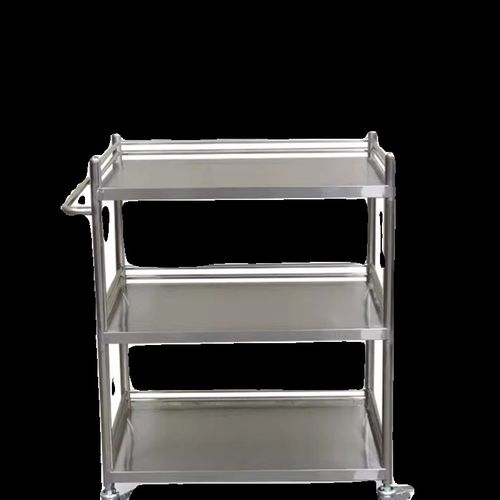 304特厚一体焊接不锈钢治疗车器械台医用小推车仪器X车手术美容车