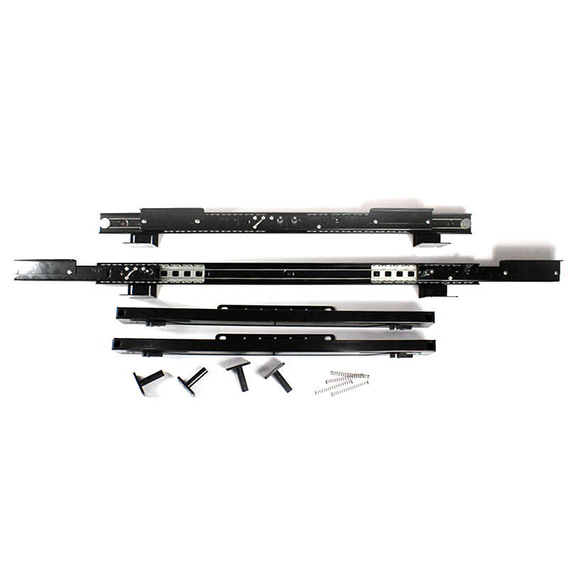 伸缩折叠餐d桌五金隐形升降推拉轨道双向滑轨跳台桌多功能滚珠导,基础建材,导轨,淘宝优惠券,粉丝福利购,淘宝优惠卷