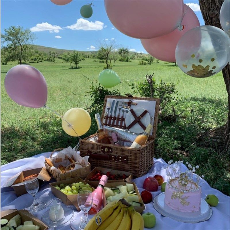 2人4人b野餐篮野餐野炊用品户外藤柳编保温带盖野营聚餐收纳篮餐,收纳整理,购物篮,淘宝优惠券,粉丝福利购,淘宝优惠卷