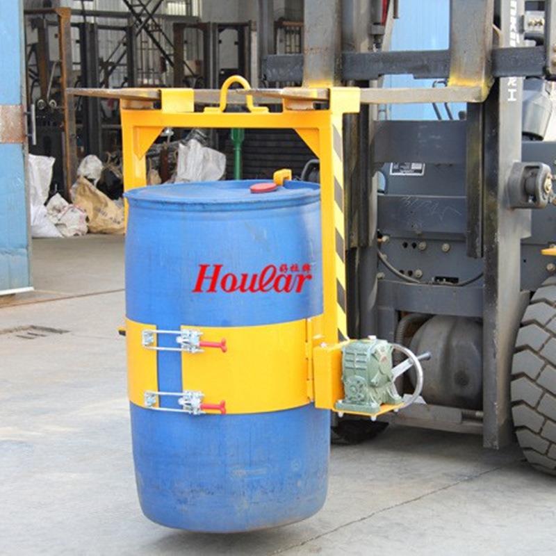 h摇oular好式拉L0M800LM800优质载重40kg叉车用抱箍手翻转油桶夹